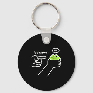 Unehrlicher Frosch Lustiger Frosch Meme Benehmen N Schlüsselanhänger