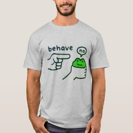Unehrlicher Frosch Lustiger Frosch Meme T-Shirt