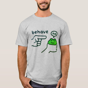 Unehrlicher Frosch Lustiger Frosch Meme T-Shirt