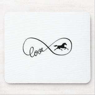 Unendlich Symbol Art Liebe Reitkleidung Mousepad
