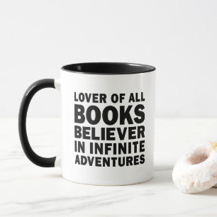 Unendliche Abenteuer Buchliebhaber Favorit Tasse