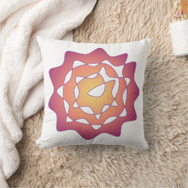 Unendliche Blume Rosa Gelbe Perpetual Art Kissen