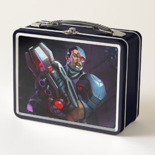 Unendliche Cyborg-Illustration Metall Brotdose
