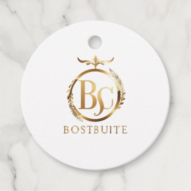 Unendliche Elegance Geschenkanhänger (Vorderseite)