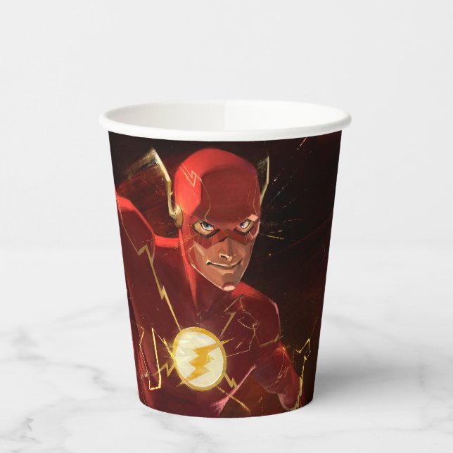 Unendliche Flash-Illustration zur Krise Pappbecher (Links)