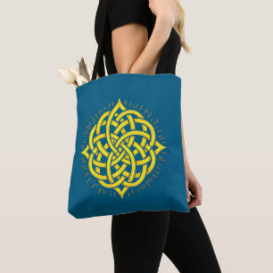 Unendliche Harmonie: Heilige Mandala-Kelten-Symbol Tasche