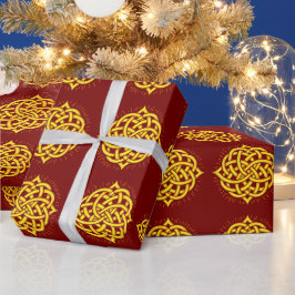 Unendliche Harmonie: Heilige Mandala keltische Sym Geschenkpapier