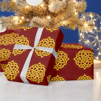 Unendliche Harmonie: Heilige Mandala keltische Sym Geschenkpapier