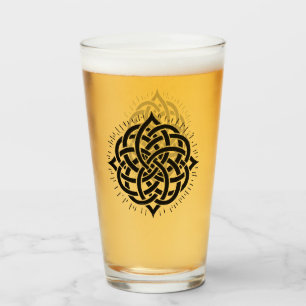 Unendliche Harmonie: Heilige Mandala-Keltische Sym Glas