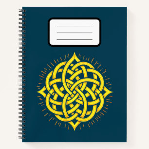 Unendliche Harmonie: Heilige Mandala-Keltische Sym Notizbuch
