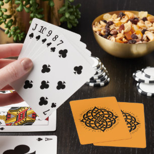 Unendliche Harmonie: Heilige Mandala-Keltische Sym Spielkarten