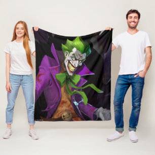Unendliche Illustration über den Joker einer Krise Fleecedecke
