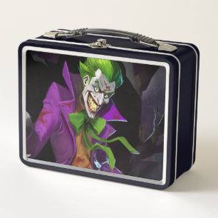 Unendliche Illustration über den Joker einer Krise Metall Brotdose