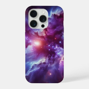 Unendliche Kosmische Nebelgalaxie Vollständige Hül iPhone 15 Pro Hülle