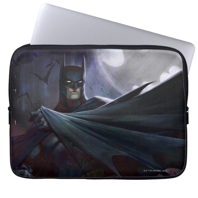 Unendliche Krise Batman Illustration Laptopschutzhülle (Vorderseite)
