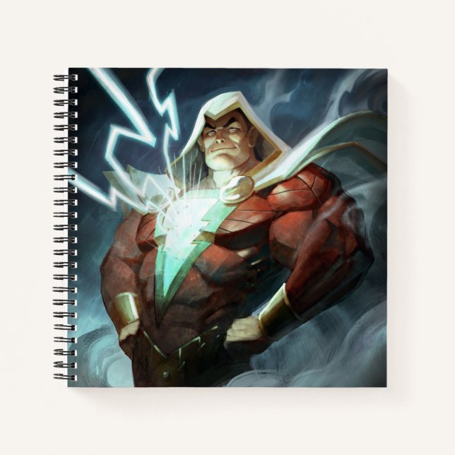 Unendliche Krise Shazam Illustration Notizbuch (Vorderseite)