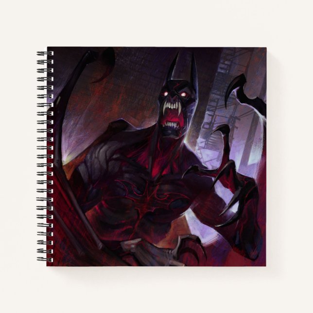 Unendliche Krise Vampire Batman Illustration Notizbuch (Vorderseite)