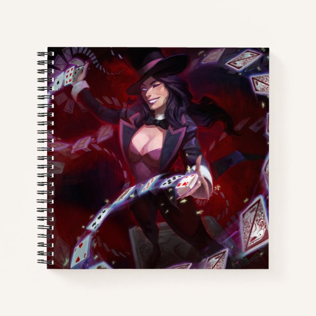 Unendliche Krise Zatanna Illustration Notizbuch (Vorderseite)