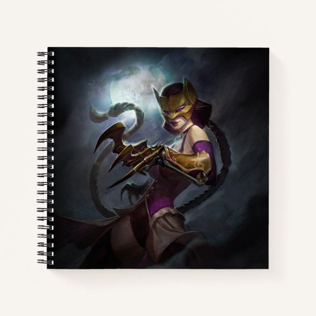Unendliche Krisen Gaslight Catwoman Illustration Notizbuch (Vorderseite)
