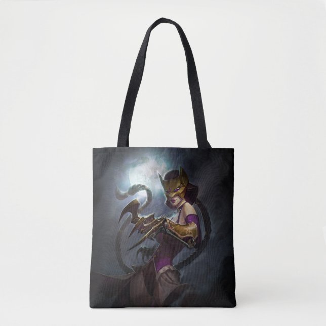 Unendliche Krisen Gaslight Catwoman Illustration Tasche (Vorderseite)