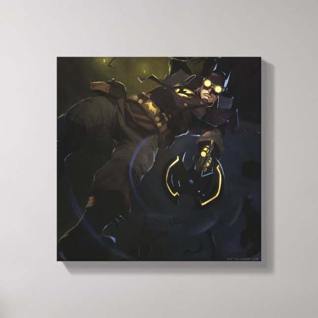 Unendliche Krisenleuchte Batman Illustration Leinwanddruck (Vorderseite)