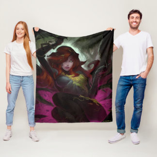 Unendliche Krisenvergiftung Ivy Illustration Fleecedecke