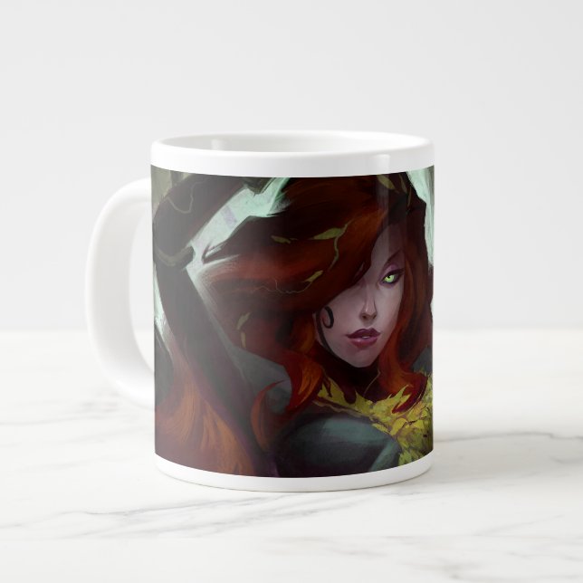 Unendliche Krisenvergiftung Ivy Illustration Jumbo-Tasse (Vorderseite Links)