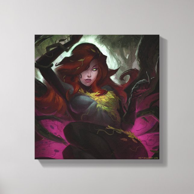 Unendliche Krisenvergiftung Ivy Illustration Leinwanddruck (Vorderseite)