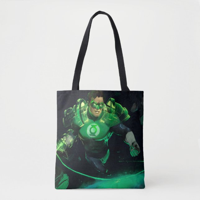 Unendliche Kritikkrise Grüne Laterne Illustration Tasche (Vorderseite)