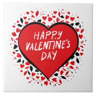 Unendliche Liebe am Valentinstag Fliese