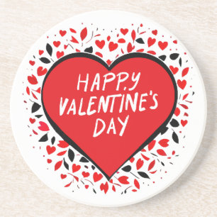 Unendliche Liebe am Valentinstag Getränkeuntersetzer