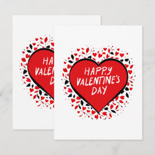 Unendliche Liebe am Valentinstag Mitteilungskarte