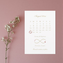 Unendliche Liebe Doppelglückskalender Hochzeit Save The Date