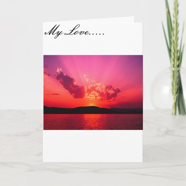 Unendliche Liebe Karte (Vorderseite)