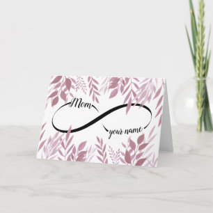 Unendliche Liebe Mama Geschenk Karte