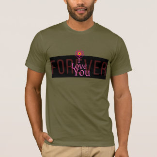 Unendliche Liebe - Romantisches Design im Atomherz T-Shirt