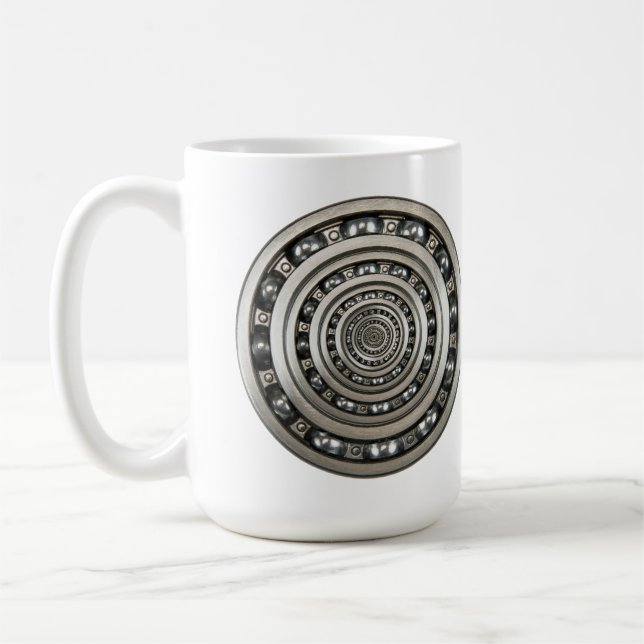 Unendliche Meta-Speed-Race-Lager Kaffeetasse (Links)