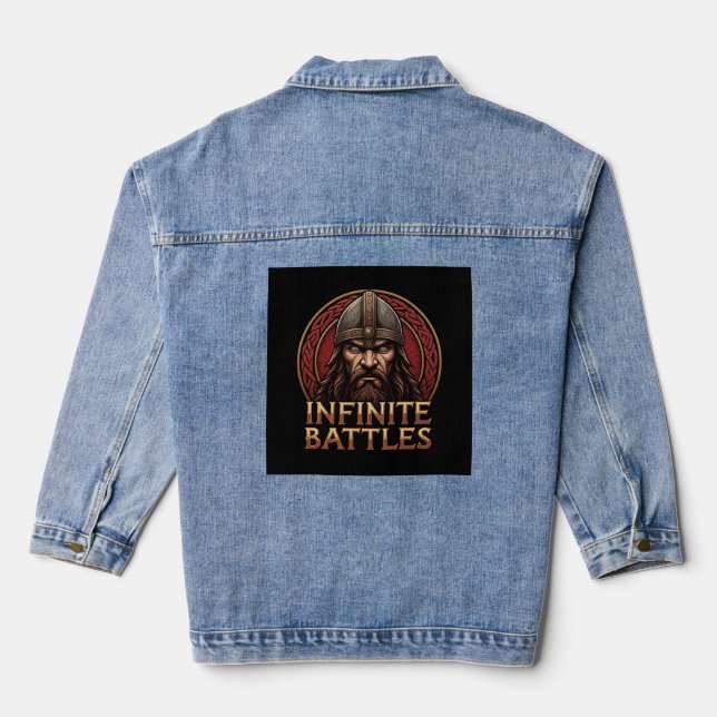 Unendliche Schlachten Jeansjacke (Rückseite)