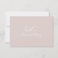 Unendliche Signatur chic helle rot weißen Hochzeit