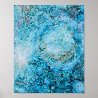 Unendliche Weisheit des Wassers Poster