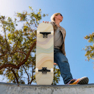 Unendliche Wellen - Flüssigkeitsbewegung Skateboard