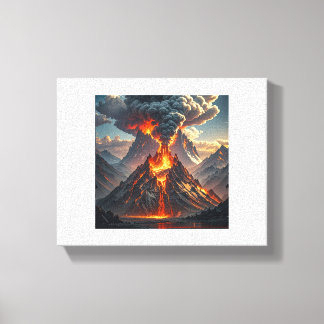 Unendlicher Luxus: farbenfrohe Loops Leinwanddruck