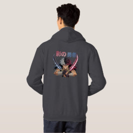 Unendlicher Widerstand - duales Samurai-T-Shirt Hoodie