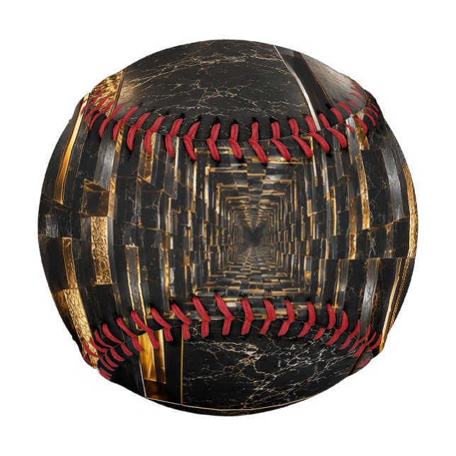 Unendlicher Würfeltunnel  Baseball (Vorderseite)