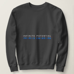 Unendliches Potenzial Glitch Sweatshirt