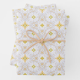 Unendliches Star White Cloud Set für Wrapping Pape Geschenkpapier Set