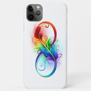Unendliches Symbol mit Regenbogenfederhalter Case-Mate iPhone Hülle
