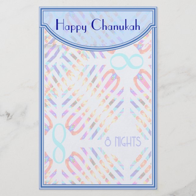 Unendlichkeit 8 Nachtbriefpapier Briefpapier (Vorderseite)