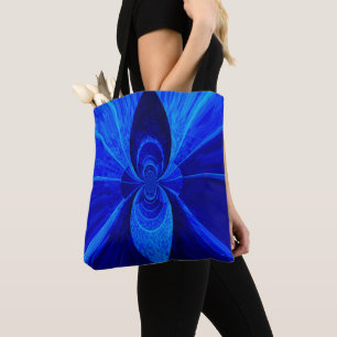 Unendlichkeit Blau - Tragetasche Tasche