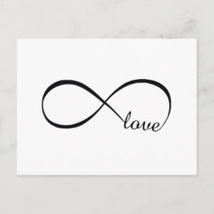 Unendlichkeit der Liebe Postkarte